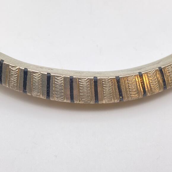 Signed TUAREG African Bracelet Coin Silver Tribal Ethnic Boho Unisex 7 1/2" - Picture 8 of 11